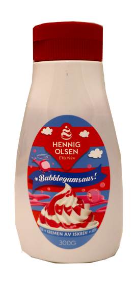 Bubblegumsaus 300g Hennig Olsen