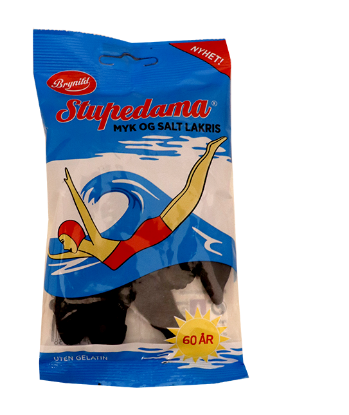 Stupedama Salt Lakris 100g