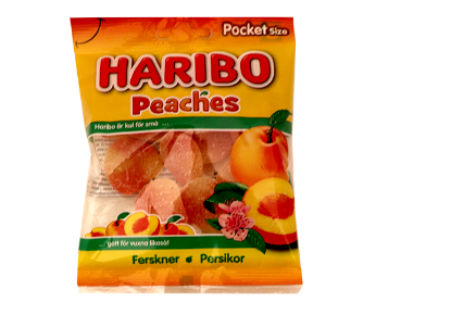 Haribo Fersken 80g