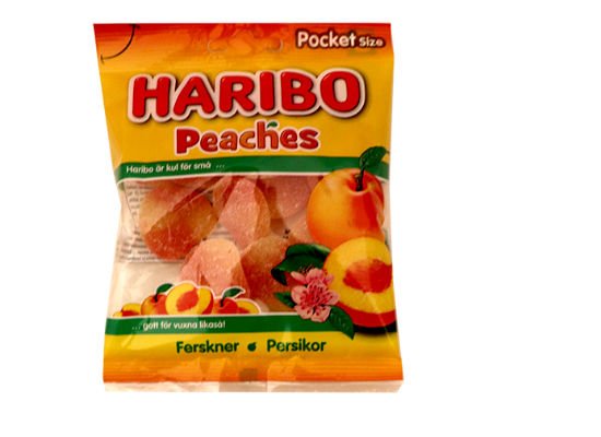 Haribo Fersken 80g