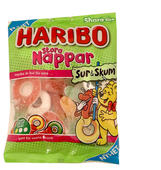 Nappar Sur & Skum 150g