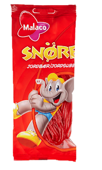 Snøre Jordbær 94g Malaco