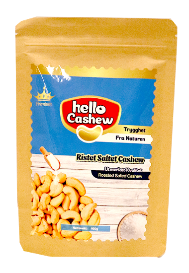 Ristet Saltet Cashew 160g