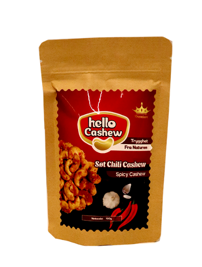 Søt Chili Cashew 100g