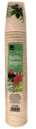 Kaffebeger Papp 237ml 40stk