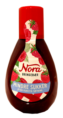 Nora Squeezy Bringebær 400g