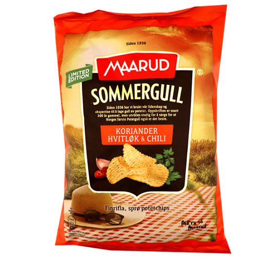 Sommergull Koriander Hvitløk & Chili 200g