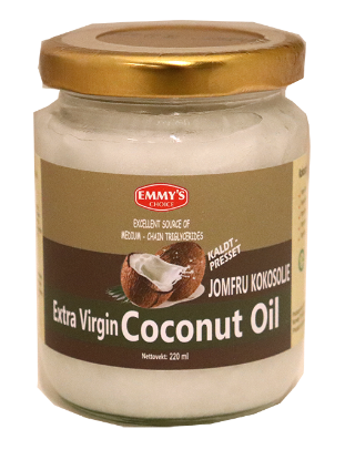 Emmy's Extra Virgin Kokosolje 220ml