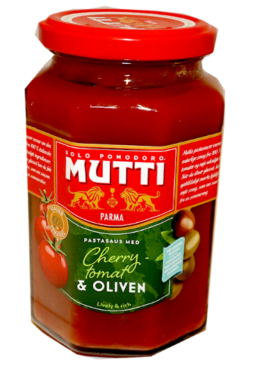 Mutti Pastasaus m/oliven 400g