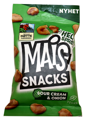 Maissnacks Sour Creme & Onion 55g