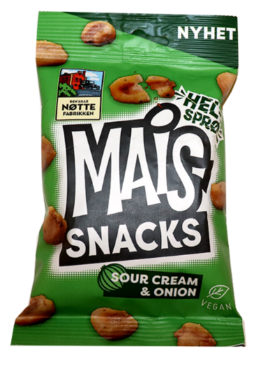 Maissnacks Sour Creme & Onion 55g