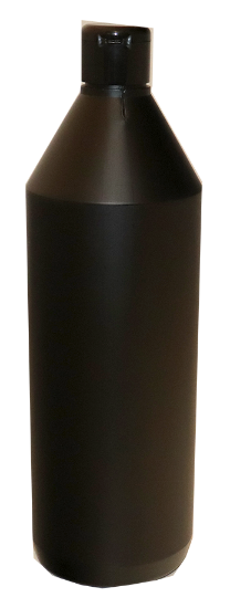 Universalflaske sort 1l