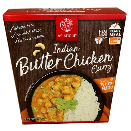 Indian Butter Chicken Curry Nudler Asiatique 280g