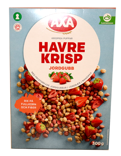 Havre Krisp Strawberry 300g