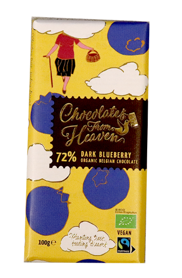 Chocolates From Heaven Dark Bluberry 100g