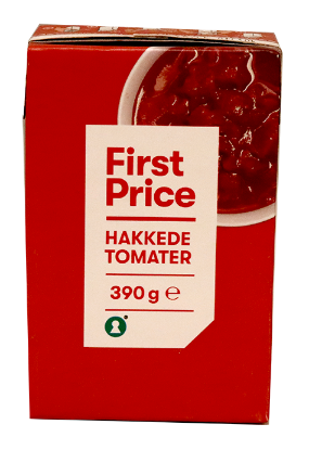 First Price Hakkede Tomater 390g