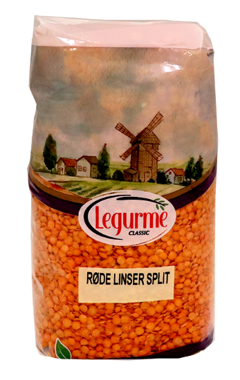 Legurme Røde Linser Split 1 kg