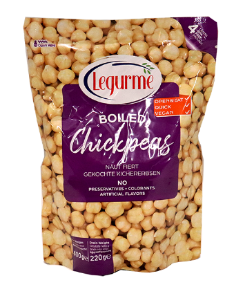 Kokte Kikerter Vegan 400g