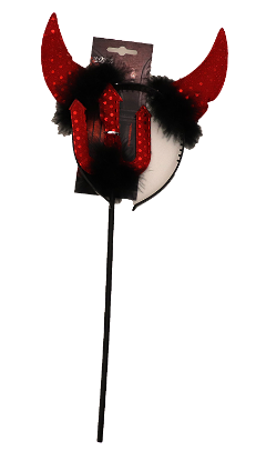 Halloween Tiara/Gaffel/Slips stk