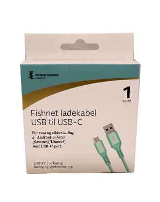 Ladekabel USB-C 3.0 1m Turkis