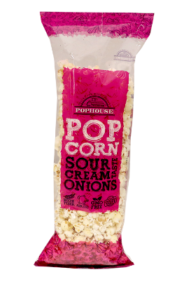 Popcorn M/Rømme & løk 150g