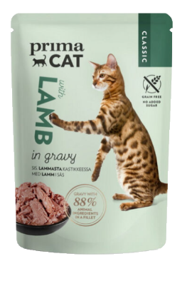 Prima Cat Lamb In Gravy 85g
