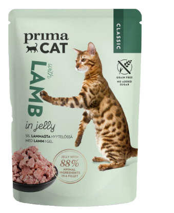 Prima Cat Lamb In Jelly 85g