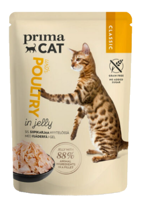 Prima Cat Poultry In Jelly 85g