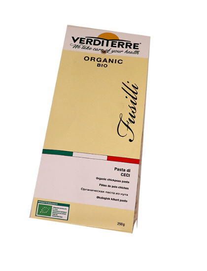 Verditerre Fusilli 100% Kikertpasta 250g Økologisk