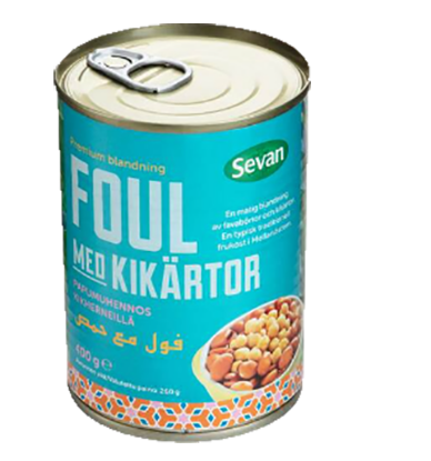 Fava bønner & kikerter 400g