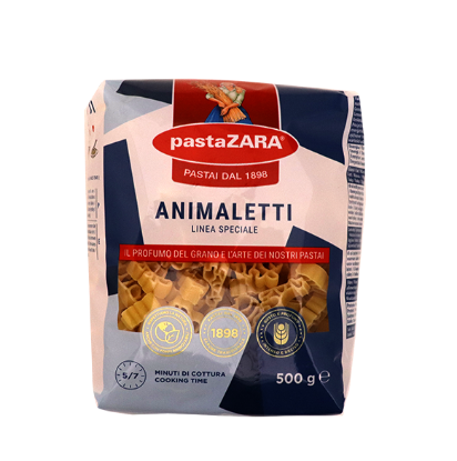 Pasta Zara Animaletti (Dyr) 500g