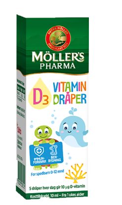 Möllers D3 Vitamindråper 10ml