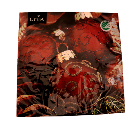 Unik Juleservietter 33x33cm
