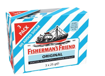 Fishermans Friend Original 3pk 75g