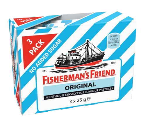 Fishermans Friend Original 3pk 75g