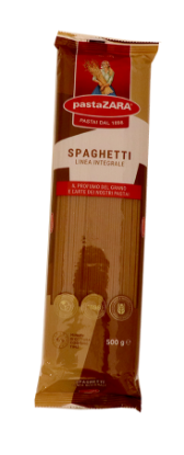 PastaZara Spaghetti Fullkorn 500g