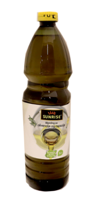 Sunrise Oliven- og Rapsolje 1l