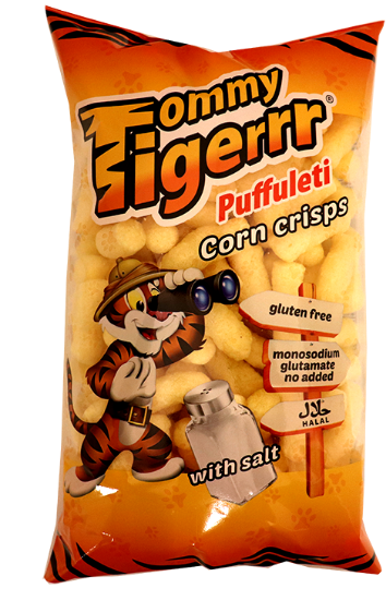 Tommy Tiger Korn Crisps Salt 85g