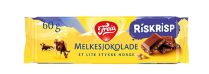 Melkesjokolade Riskrisp 60g