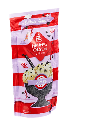 Hennig Olsen Lakris-Strøssel 100g