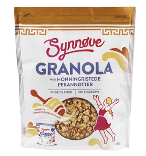 Granola Med Honningristede Pekan 350g