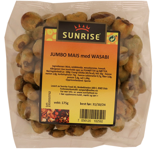 Jumbo Mais m/Wasabi 175g