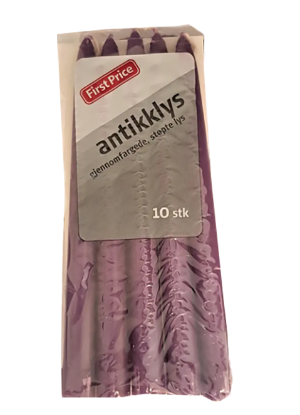 Antikklys Lilla 10stk