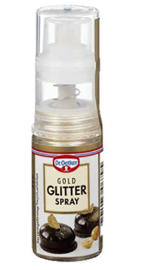 Gold Glitter Spray 4g  Dr.Oetker