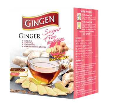 Gingen Instant Ingefær Sukkerfri 50g