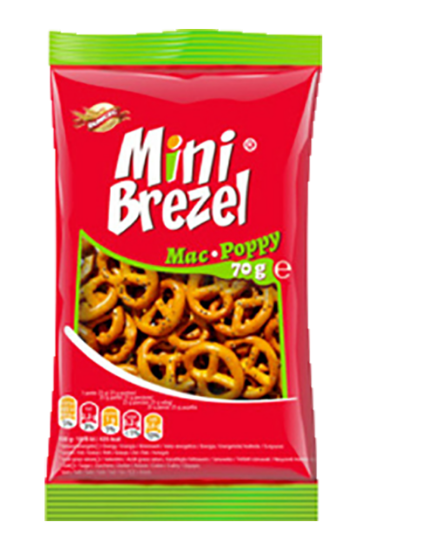 Mini Brezel Poppy 70g