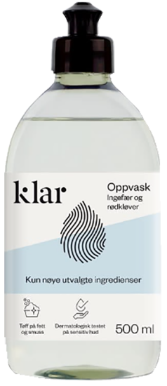 Klar Oppvaskmiddel 500ml