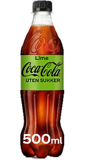 Coca-Cola Lime u/sukker 0,5l