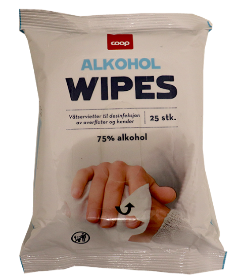 Alkohol Wipes 25stk