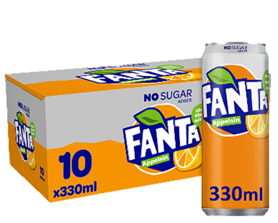 Fanta Appelsin 10x330ml